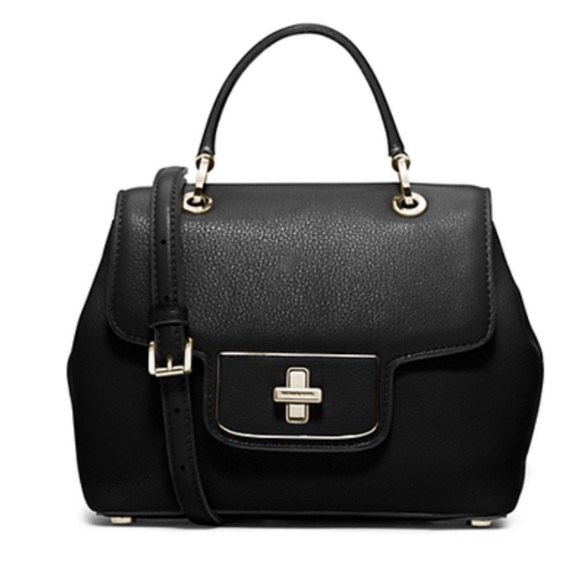 MICHAEL Michael Kors Handbags - Michael Michael Kors EMERY SMALL LEATHER SATCHEL